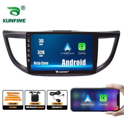10.33 Inch Car Radio For Honda CRV 2012-2016 2Din Android Octa Core Car Stereo DVD GPS Navigation Player QLED Screen Carplay