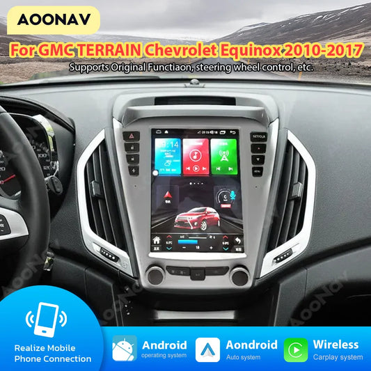 128GB Android Car Radio For GMC TERRAIN CHEVY EQUINOX 2010-2016 Multimedia Player GPS Navigation Wireless Carplay AUTO Head Unit