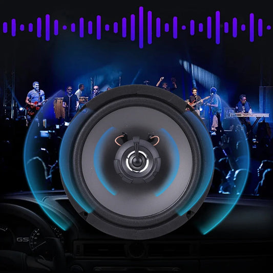 4/5/6 Inch HiFi Coaxial Subwoofer 12V 2 Way Vehicle Audio Music Stereo Subwoofer 300W/400W/500W Full Range Frequency Auto Audio