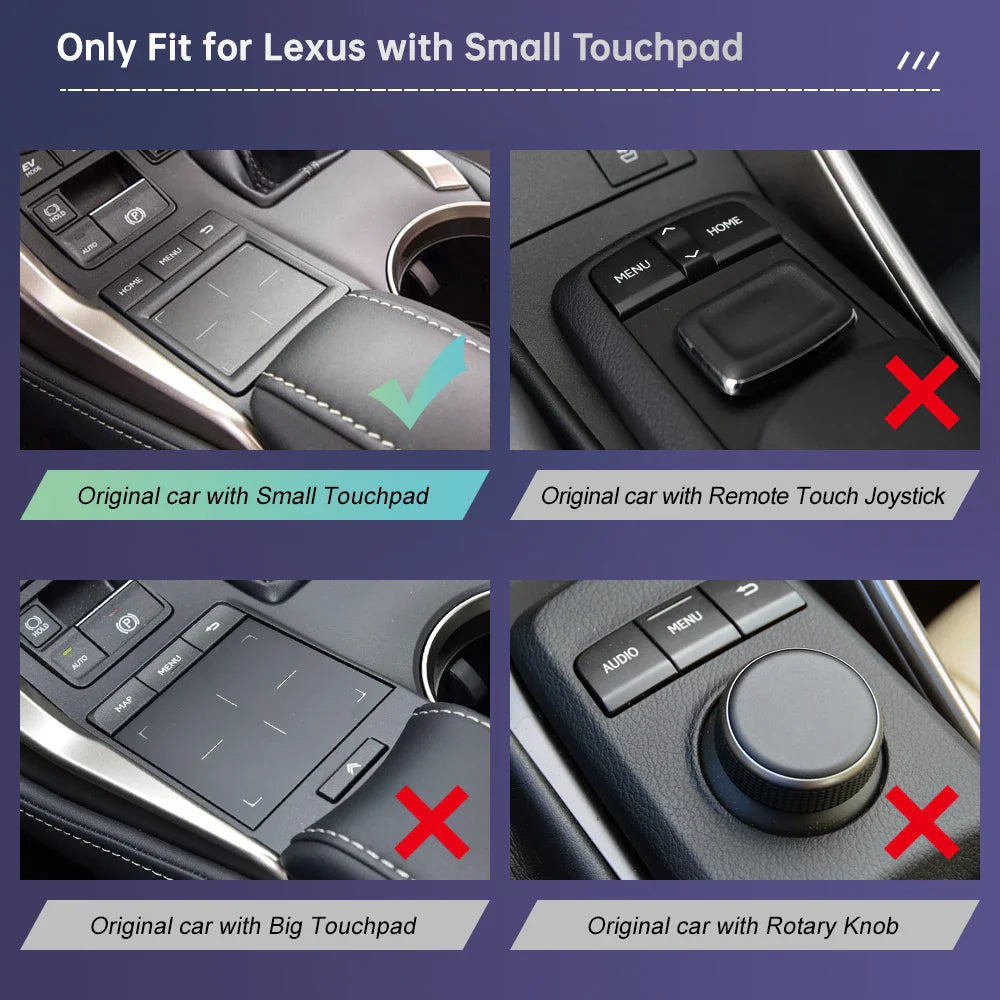Wireless CarPlay for Lexus NX RX IS ES GS RC CT LS LX LC UX 2014-2020 Android Auto Mirror Link AirPlay GPS Car Play Functions