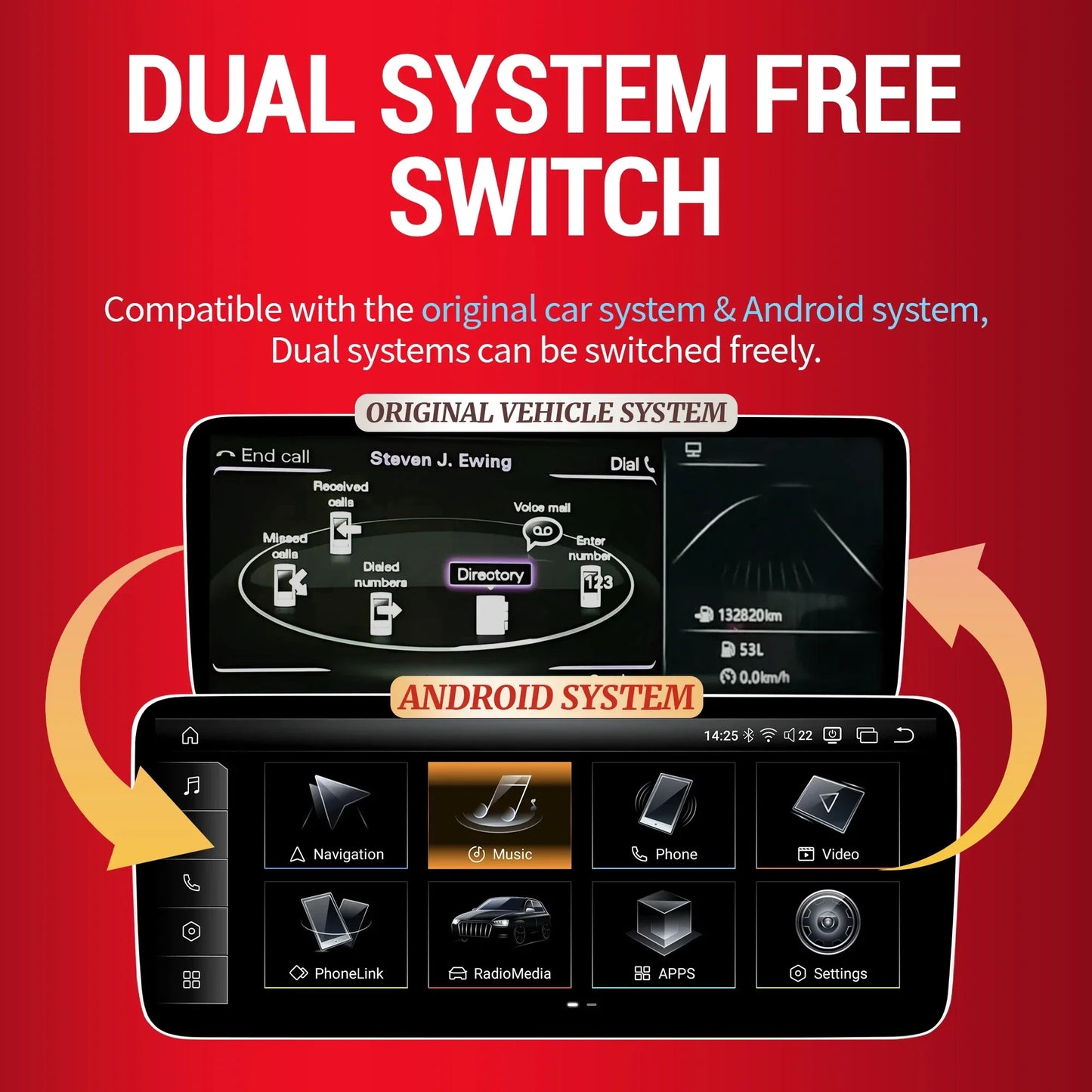 8.8 inch Right Hand Drive Android 14 For Audi A6 C6 2005-2011 Car Radio Wireless BT Carplay Qualcomm Snapdragon 680 Touch Screen