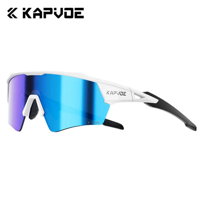 Kapvoe New Photochromic Cycling Sunglasses Men Women MTB Glasses UV400 Bicycle Eyewear Outdoor Sports Running Road Bike Goggles