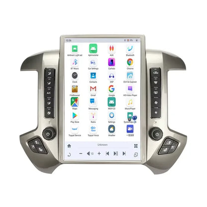 For Chevrolet Silverado GMC Sierra 2014 2015 2016 2017 2018 2019 2020 Car Radio Multimedia Player Android Bluetooth Screen Audio