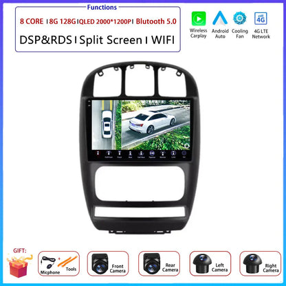 for Chrysler Voyager RG RS Town & Country RS 2000 - 2007 Android Auto Carplay Car Radio Multimedia Player GPS Navi DSP Stereo