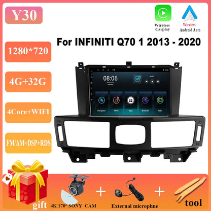 Car Radio Player For Infiniti Q70 1 2013-2020 Android 13 Car Radio Multimedia Video Player Navigation  auto radio car DVD WIFI