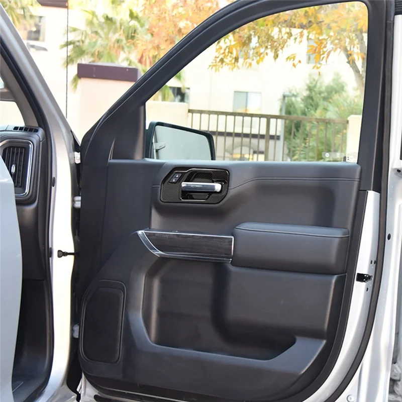 UP!For Chevy Silverado 1500 GMC Sierra 1500 2019-2022 Car Door Handle Bowl Cover Trim Accessories