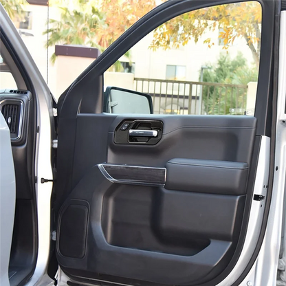 UP!For Chevy Silverado 1500 GMC Sierra 1500 2019-2022 Car Door Handle Bowl Cover Trim Accessories