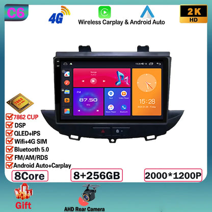 Android 14 For Opel Grandland X crossland x 2016-2020 Carplay Multimedia Monitor Screen Stereo Radio Video Player Car Navigation