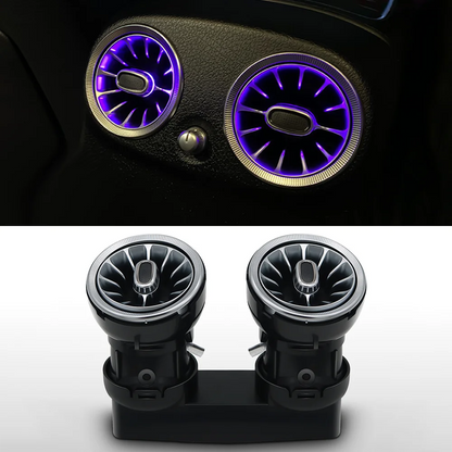 turbine Air Outlet LED Lights for Mercedes-Benz E-Class W213 2016-2021 Front and Rear Air Vent Ambient Light Neon