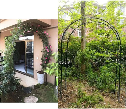 Heavy Duty Metal Garden Arch Trellis Wide Weather-Resistant Rose Arches Wedding Archway Frame,Garden Entrances Decoration Arch