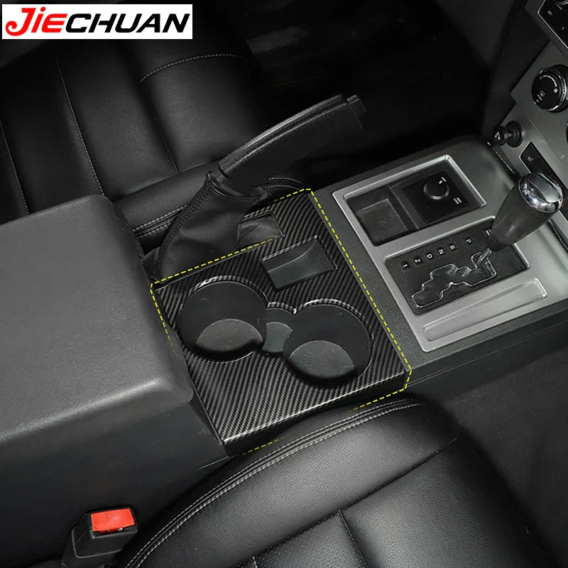 ABS Interior Central Control Steering Wheel Reading Light Decoration Cover For Dodge Nitro 2007-2012 Car Interior Accessories