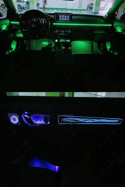 Led Atmosphere Light For 2022 Honda 11th generation Civic luminous active ambient light original 1:1 mold 64 color Key Controls