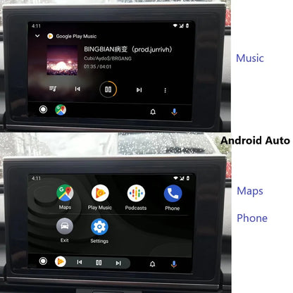 iManAuto Wireless CarPlay Module for Audi A6 A7 2012-2018 Android Auto Interface Bluetooth Audio Rear Camera Car Play