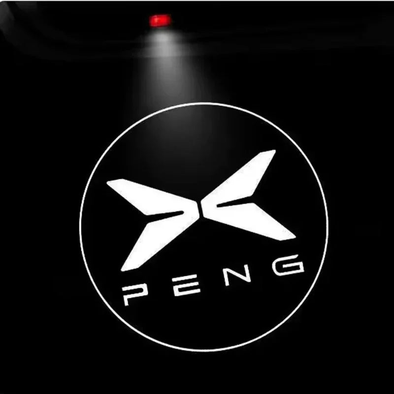Car Door Welcome Light For Xpeng G9 2022-2025 Modification Atmosphere Light Max Decorative LED Xiaopeng G9 Projection Light