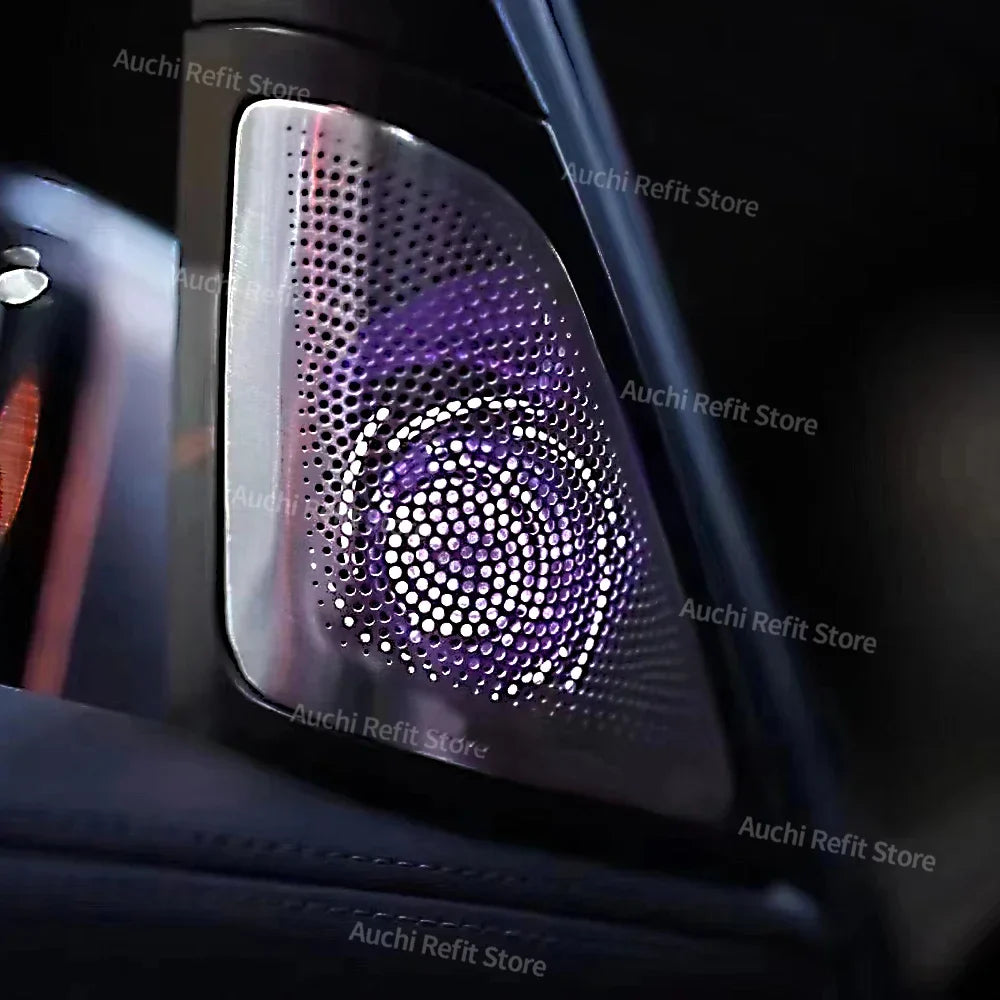 11 Colour LED Speaker Cover For BMW New 7Series G11 G12 Car Midrange Tweeter HiFi Music Stereo Horn Ambient Light Decorate Refit