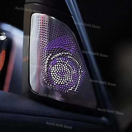 11 Colour LED Speaker Cover For BMW New 7Series G11 G12 Car Midrange Tweeter HiFi Music Stereo Horn Ambient Light Decorate Refit