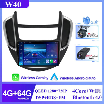 For Chevrolet Tracker 3 TRAX 2013 2014 2015 Android Auto Multimedia Car Player Radio GPS Video Navigation Carplay Screen No 2din
