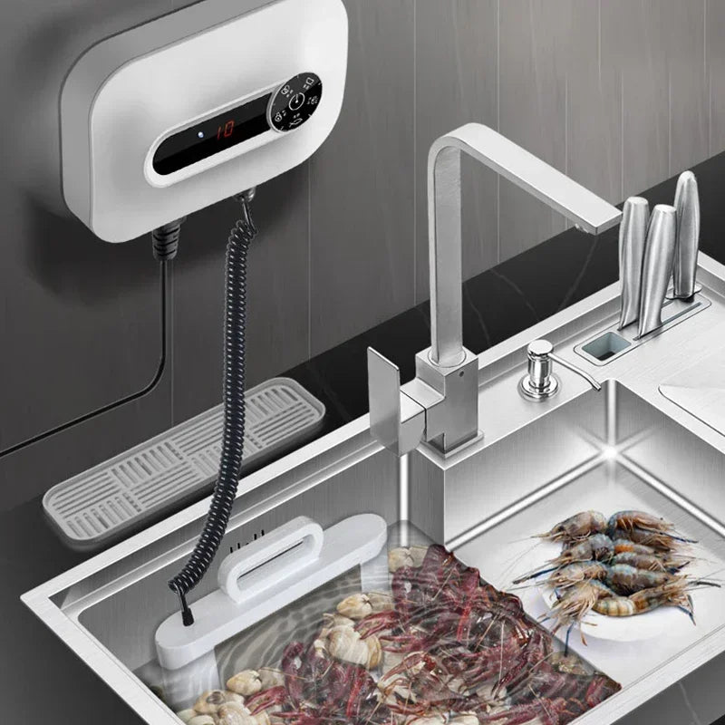 Household 220v Installation-free Sink Dishwasher Fully Automatic Household Ultrasonic Water Cataly