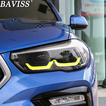 For BMW X5 G05 X6 G06 2019-2021 CSL Yellow DRL Module LED Headlight Unit DRL Driving Light  plug and play 1 pair