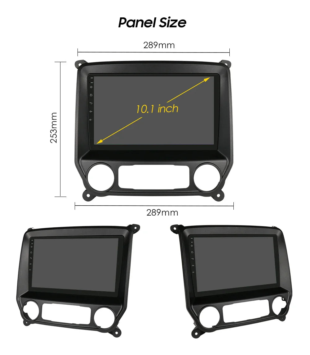 Hizpo Android 13 Auto Carplay For Chevrolet Silverado GMC Sierra 2014 - 2018 Car Radio Stereo GPS Navigation Multimedia Player