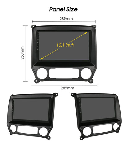 Hizpo Android 13 Auto Carplay For Chevrolet Silverado GMC Sierra 2014 - 2018 Car Radio Stereo GPS Navigation Multimedia Player