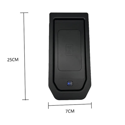Car Wireless Mobile Phone Charger Center Console Storage QI 18W iPhone fast charge for GMSV HSV Chevrolet Silverado GMC Sierra