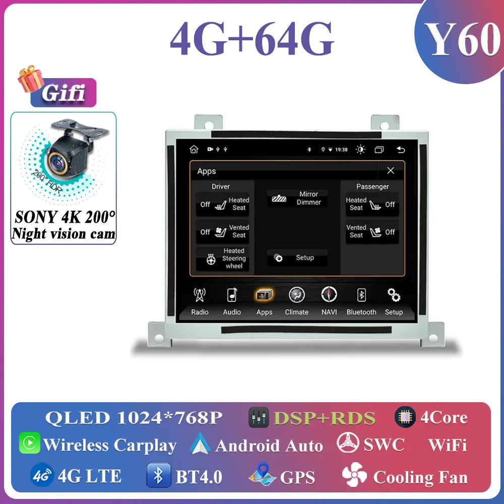 8.4 inch Android Car Stereo Radio For Dodge Charger Challenger 2015-2019 Replacement Wireless Carplay and Android Auto Headunit