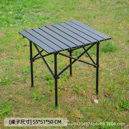 Outdoor Folding Table, Egg Roll Table, Stall, Convenient Camping Table And Chair Set, Picnic Chair Full Set Of Equipment