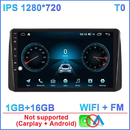 For Dodge Grand Caravan 2011-2020 Carplay Android Auto Car Stereo Radio GPS Navigation Multimedia Video Player WiFi 4G No 2 Din
