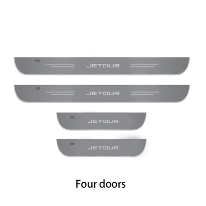 For Chery Jetour X70 X70SM X90 X95 DASHING i-DM T2T3 Car Wireless LED Welcome Pedal Threshold Light passage Atmosphere lamp