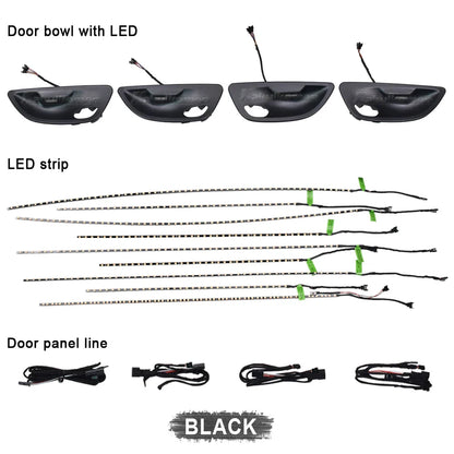 For Bmw F10 Led Light Car Accessories Interior Decorative Lights Rgb Auto Acessories Lighting Neon Strip Decorations Vehicles