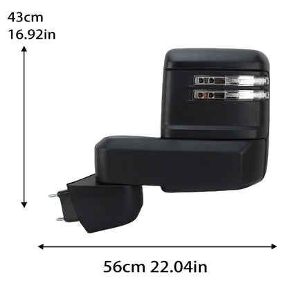 15 Wires Side Door Mirror Assembly For Chevrolet Silverado 1500/GMC Sierra 1500 2019-2022 Double Mirror Wing Mirror Accessories