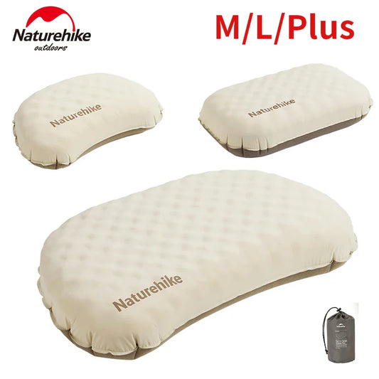Naturehike Inflatable Pillow 3D Sponge Ultralight for Outdoor Camping Travel Neck Sleeping Self Inflating Air Pillow Portable