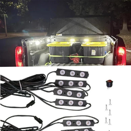 For BYD Shark 2025 Tail box lighting LED kit with switch tub White light Car modification accessories