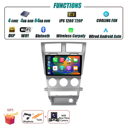 Car Radio Carplay For Dodge Avenger JS 2007 - 2010 For Dodge Nitro 2006 - 2011 Navigation GPS Android Auto Multimedia Player BT