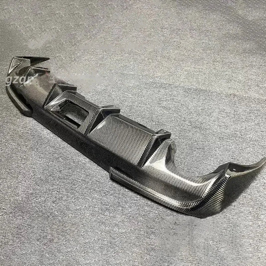 Rear Bumper Diffuser Spoiler Lip Trunk Wing Body Kit Splitter Cover Trim For Nissan Infiniti G37/25 Carbon Fiber