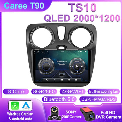 Car Radio For Renault Lodgy Dacia Dokker 2012 - 2020 Autoradio 4G WIFI GPS Car Video Multimedia Automotive Carplay Android Auto