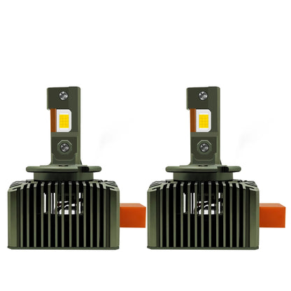 2x LED Headlamps For GMC Terrain 2018 2019 Replace Front Headlights Canbus 30000LM D5S Auto Bulbs Two-sided 110W Car Lamp