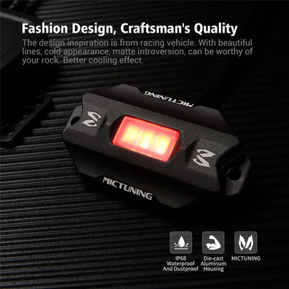 MICTUNING C1 8 Pods RGBW LED Rock Light Multicolor Underglow Neon Lighting Kit With Bluetooth Wireless App Controller Music Mode
