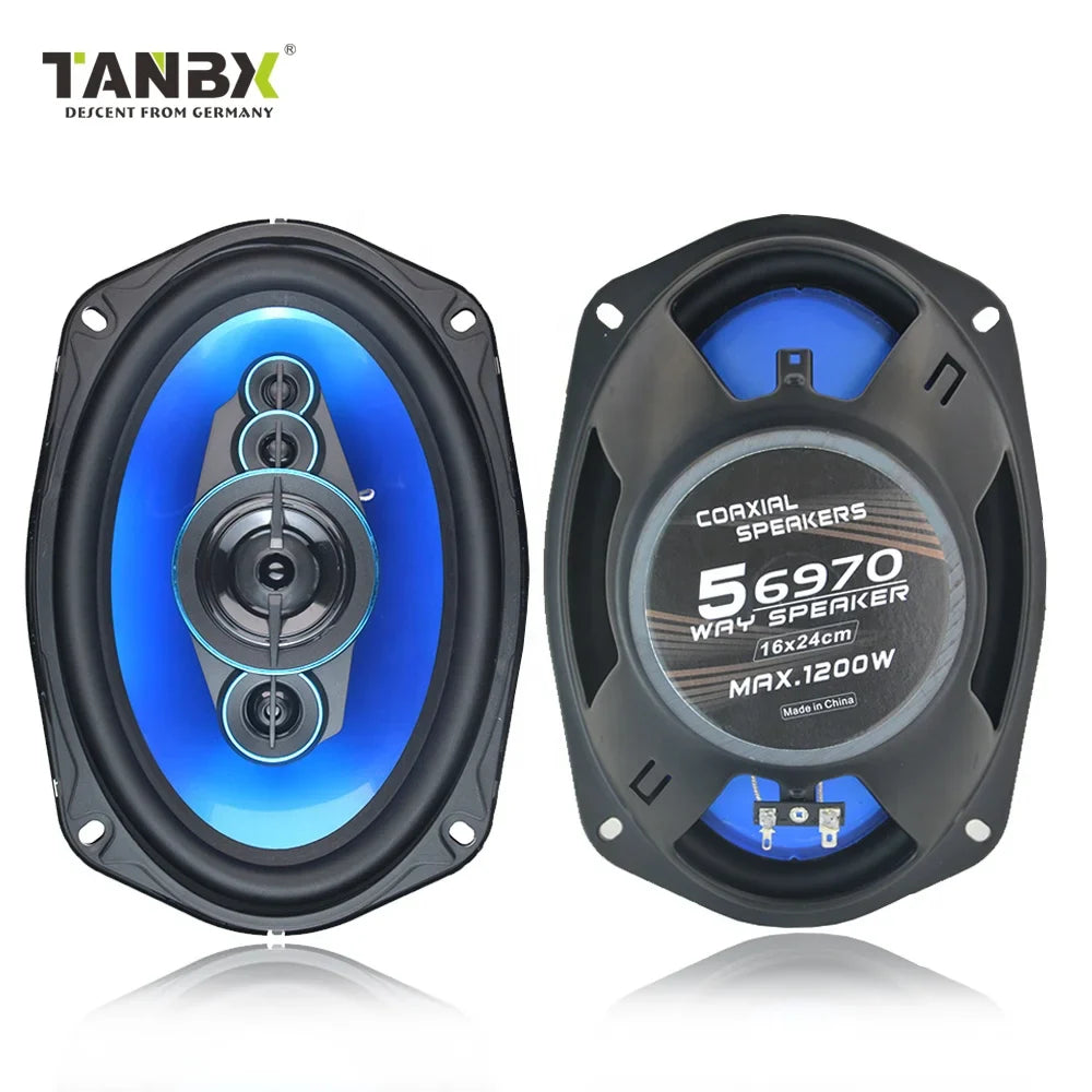 High Performance  6*9 Inch Car Audio Coaxial Speaker 3 Way High Power Active Auto Speaker Horn for Car 6970