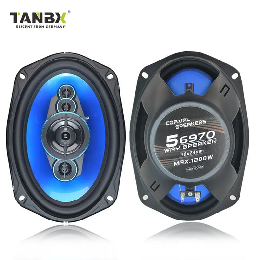 High Performance  6*9 Inch Car Audio Coaxial Speaker 3 Way High Power Active Auto Speaker Horn for Car 6970