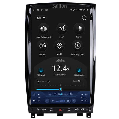 14.5" Android 14 For Infiniti EX25 E35 EX37 EX30D QX50 QX70 2008-2016 Car Radio Carplay 2.5K Screen Tesla Style Stereo 4G Player