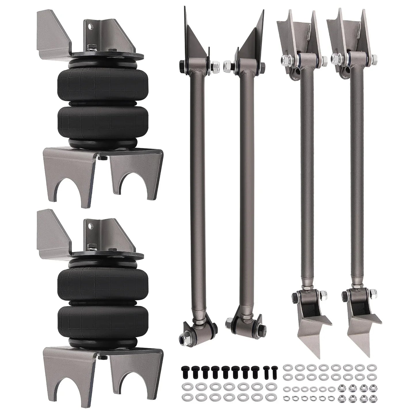 Air Ride Suspension 2.75 Axle Mount  Weld On 4 Link Kit Brackets 2500 Bags for Dodge Ram 1500 2500 3500