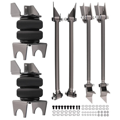 Air Ride Suspension 2.75 Axle Mount  Weld On 4 Link Kit Brackets 2500 Bags for Dodge Ram 1500 2500 3500