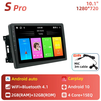 For Dodge Dakota 2009 - 2011 2 Din Android Car Radio Navigation WIFI FM GPS Multimedia Player Autoradio Head Unit Audio Stereo