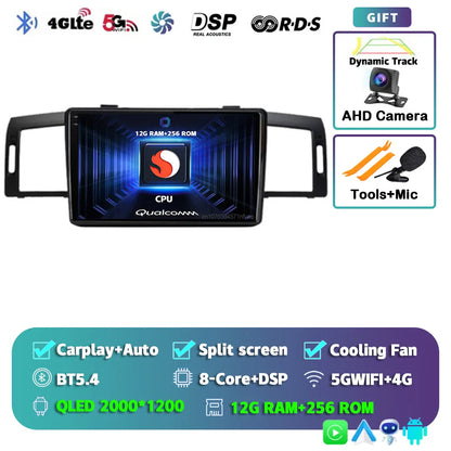 Android 14 Car Radio Multimedia Player For Infiniti M35 2003-2010 NISSAN FUGA 2005-2010 Auto Carplay Car Stereo wifi+4G Ai voice