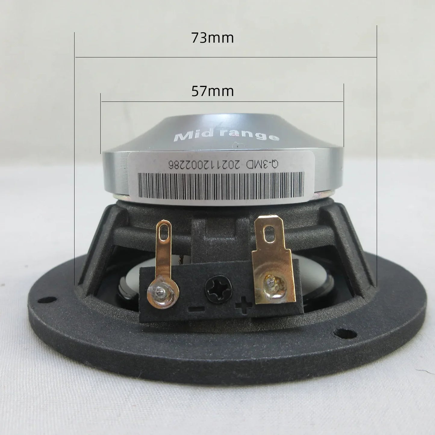 3.5-inch Pure Midrange Universal Upgrade Midrange Performance Speaker for Automobile Lossless Modification of Audio Accessories