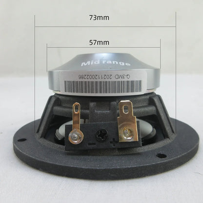 3.5-inch Pure Midrange Universal Upgrade Midrange Performance Speaker for Automobile Lossless Modification of Audio Accessories