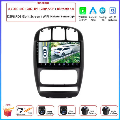 for Chrysler Voyager RG RS Town & Country RS 2000 - 2007 Android Auto Carplay Car Radio Multimedia Player GPS Navi DSP Stereo