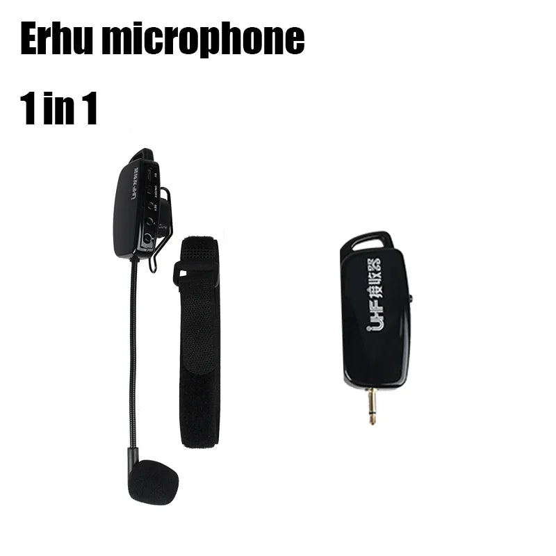 UHF 2.4G Professional Wireless Instrument Microphone for Saxophone Trumpet Sax Wireless Receiver Transmitter 50M Range Plug